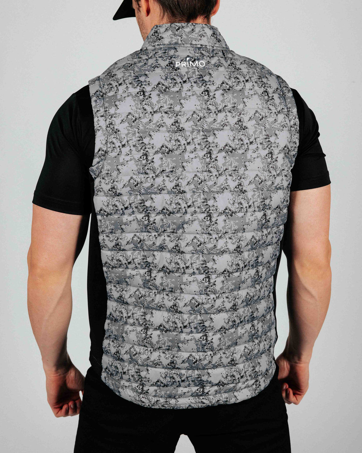 Marble Puff Vest