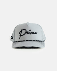 Light Gray Cursive Hat