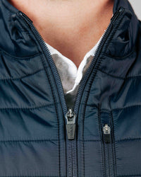 Navy Puff Vest