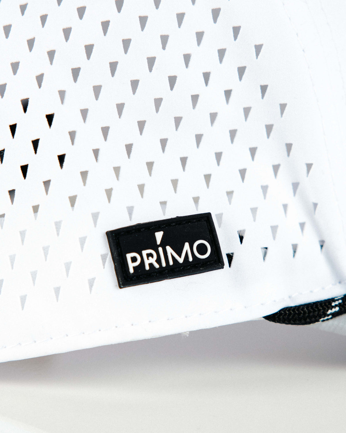 White Serif Two Tone Hat