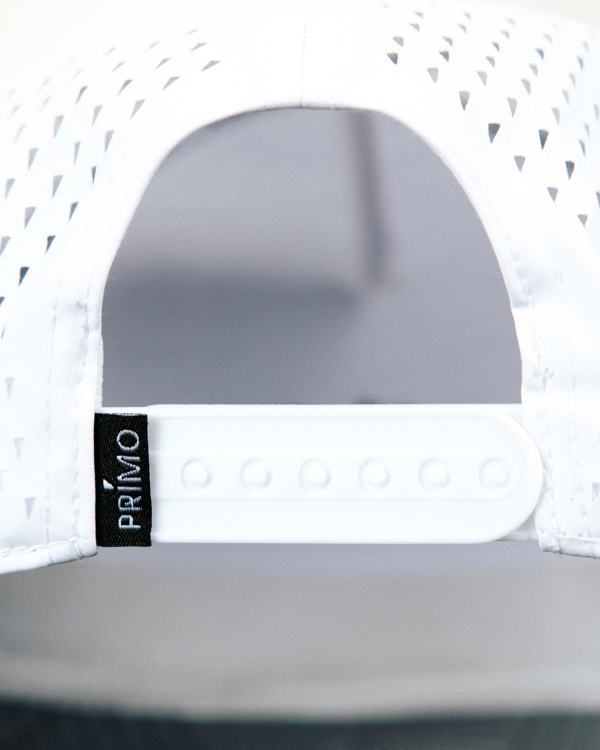 White Serif Two Tone Hat