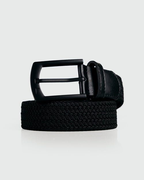 Black Pro Braided Belt