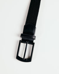 Black Pro Braided Belt