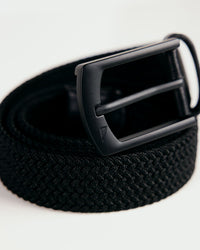 Black Pro Braided Belt
