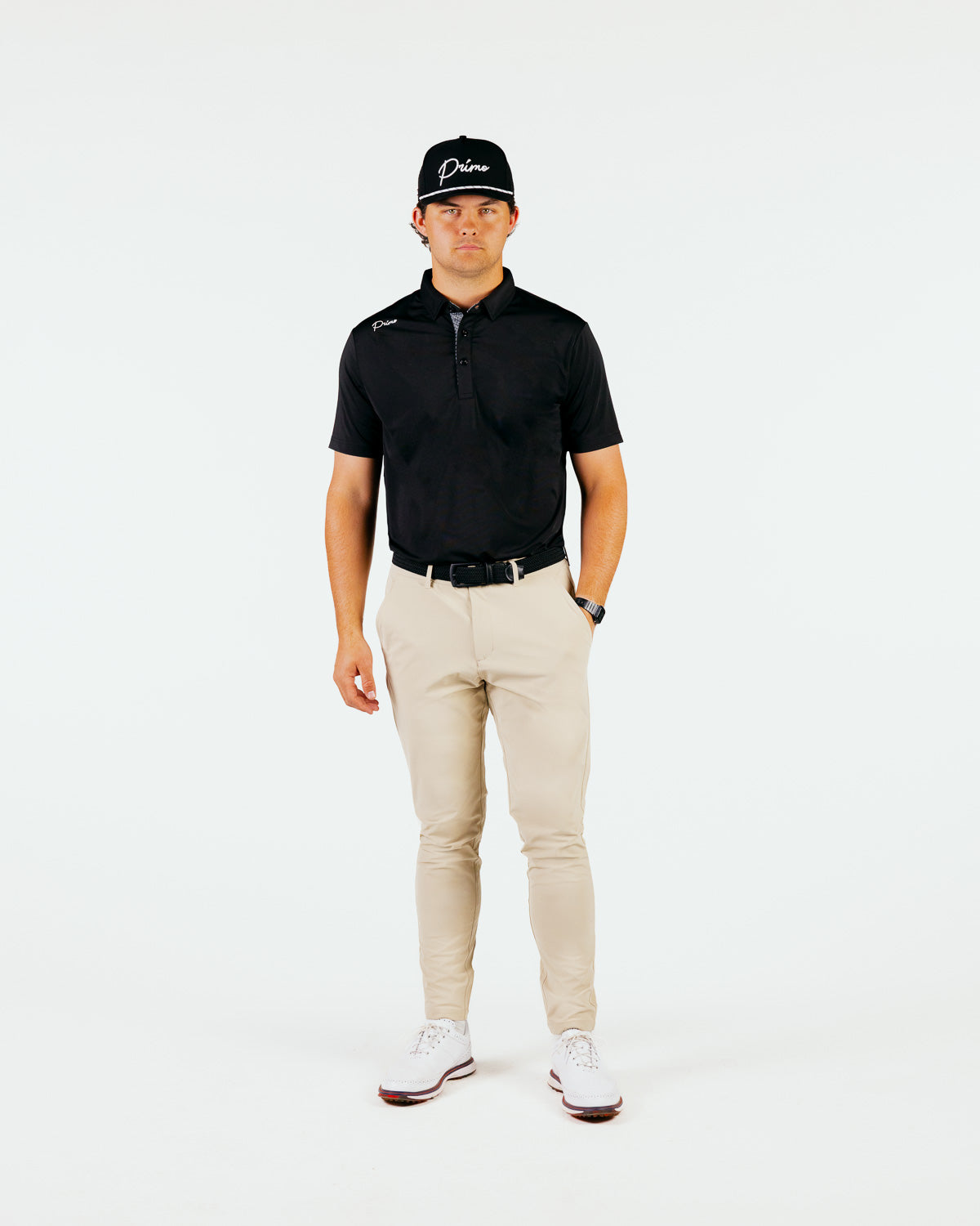 Black Cursive Classic Polo