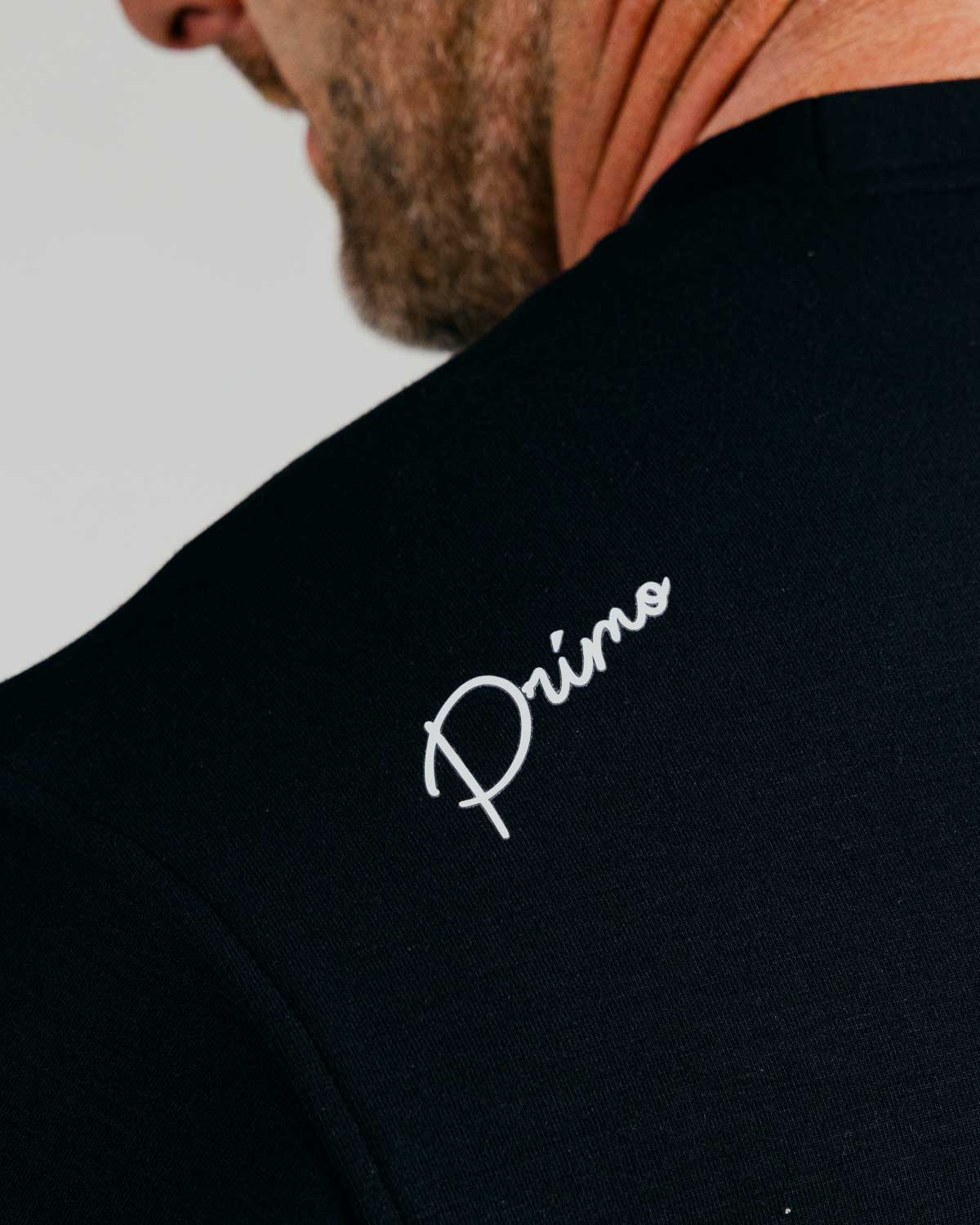 Black Cursive Golf Crew Neck