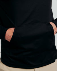 Black Cursive Golf Hoodie