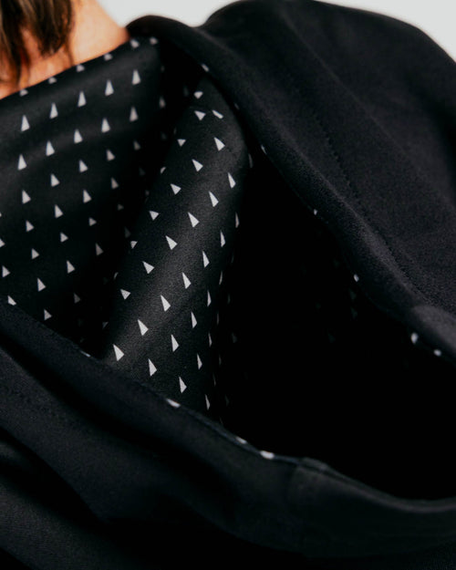 Black Cursive Golf Hoodie