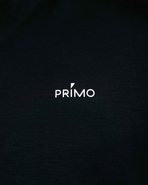 Black Quarter Zip Vest