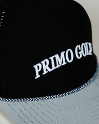 Black Serif Two Tone Hat