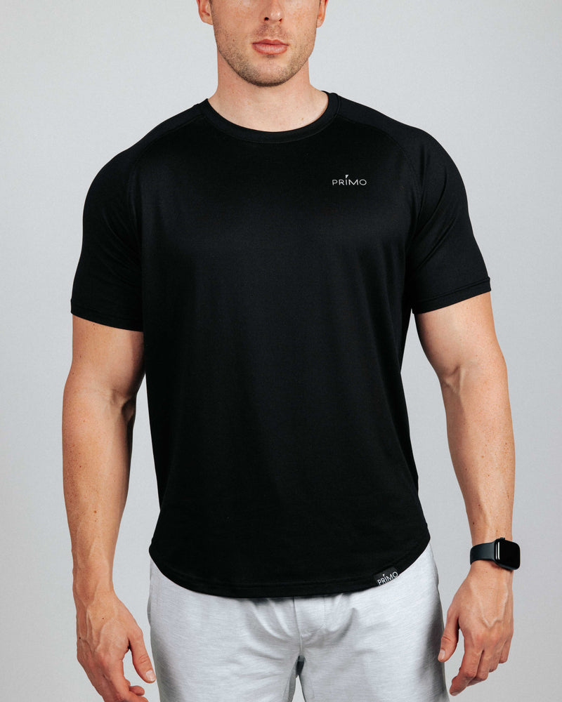 Men's Black Active Tee