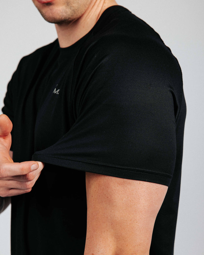 Men's Black Active Tee