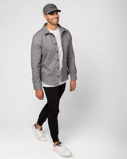 Dark Gray Button Up Shirt
