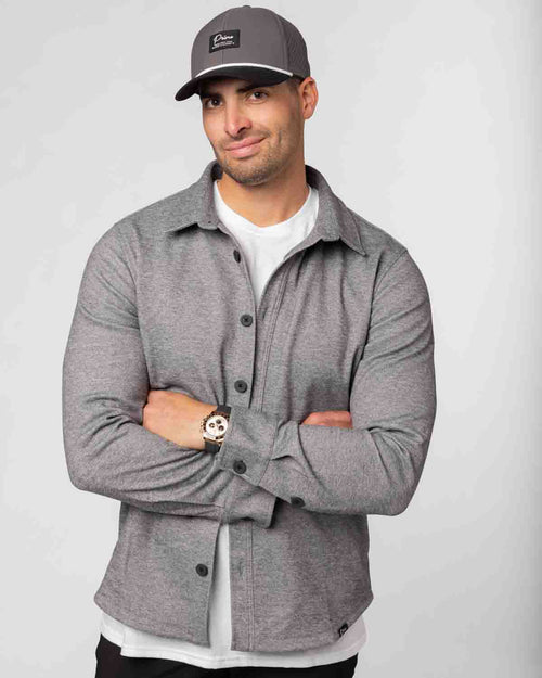 Dark Gray Button Up Shirt