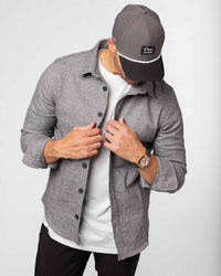 Dark Gray Button Up Shirt