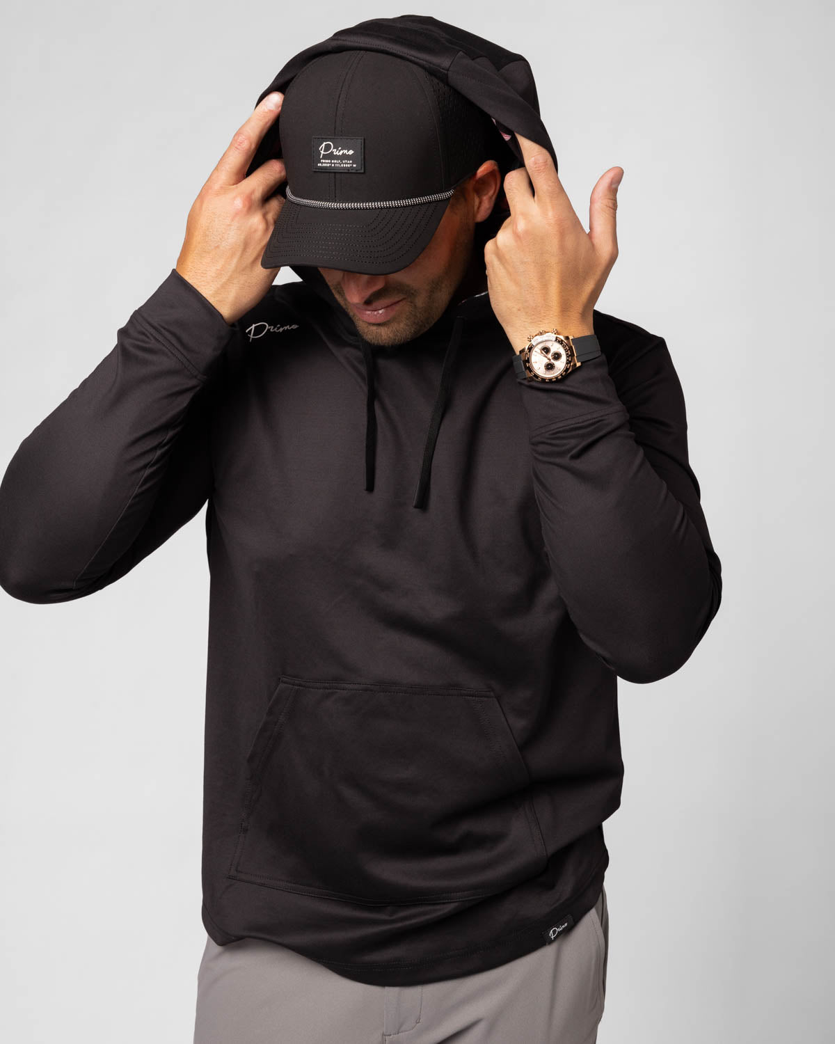Botanical Cursive Golf Hoodie