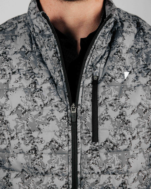 Marble Puff Vest