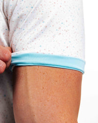 Blade Collar Polo - Cotton Candy turn up sleeve color