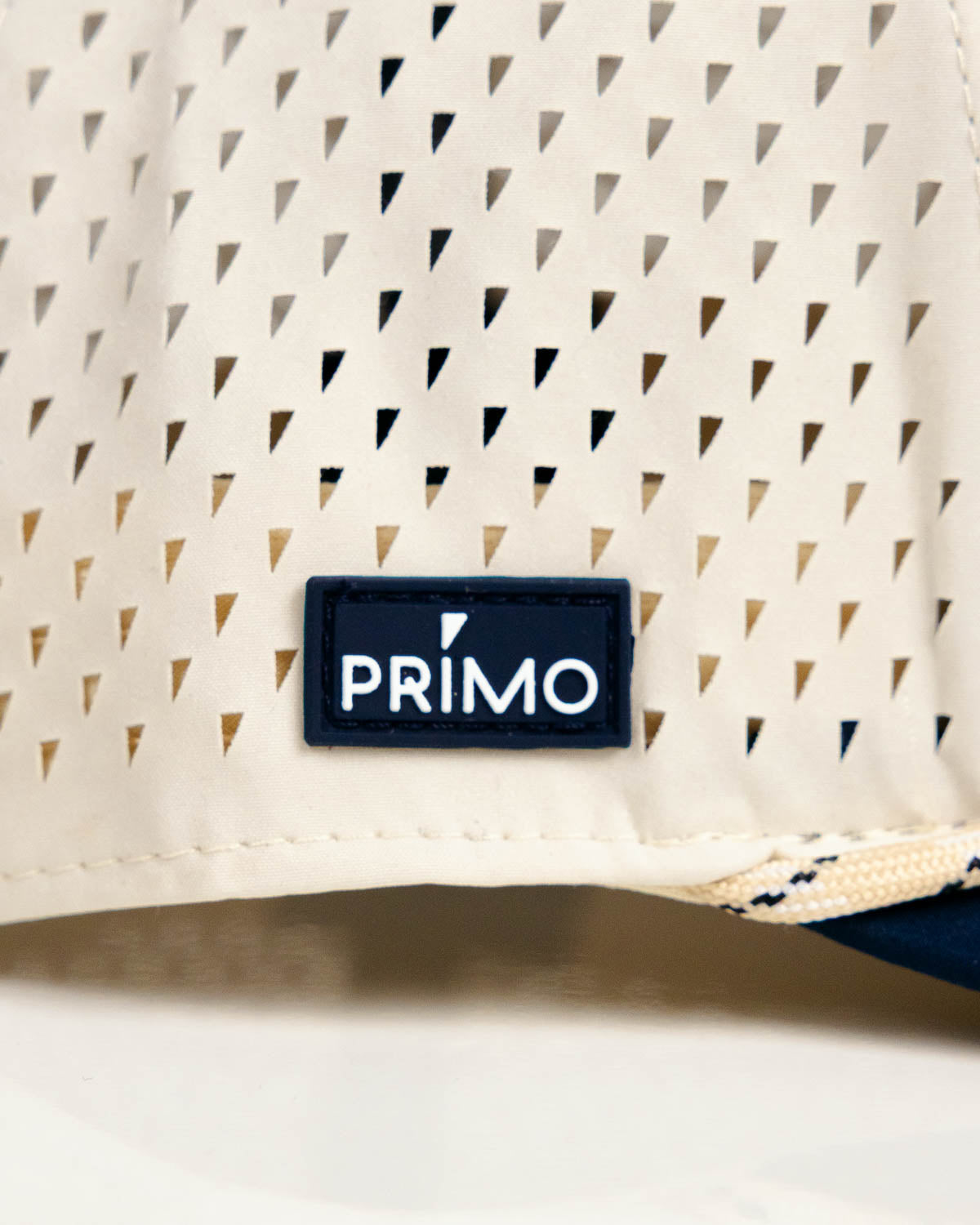 Cream | Navy Golf Hat