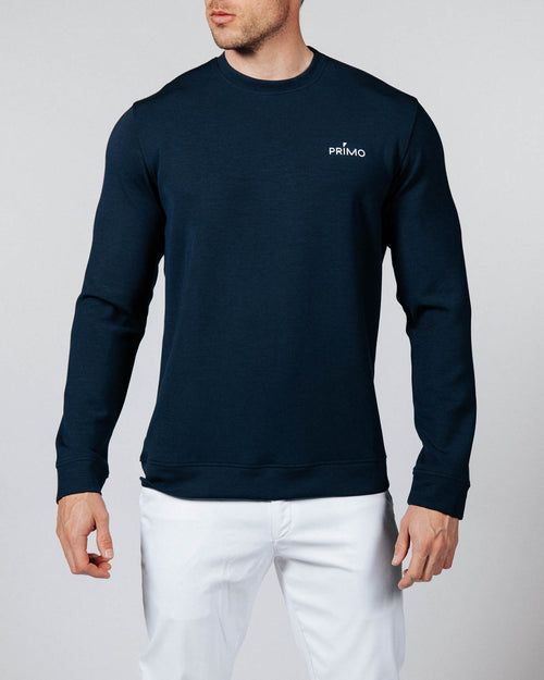 Men's Navy Golf Crew Neck