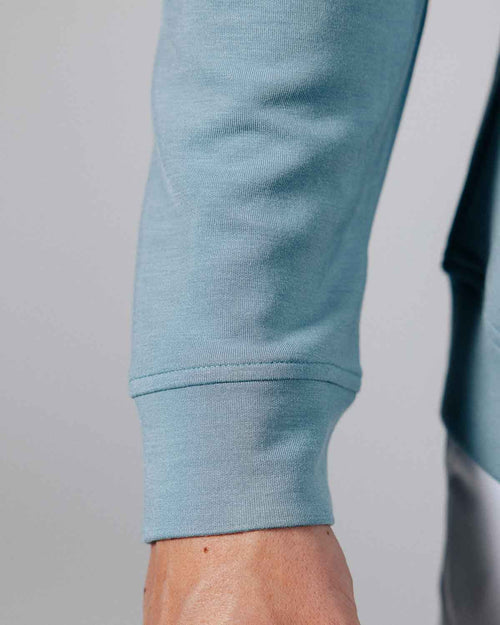 Men's Stone Blue Golf Crew Neck