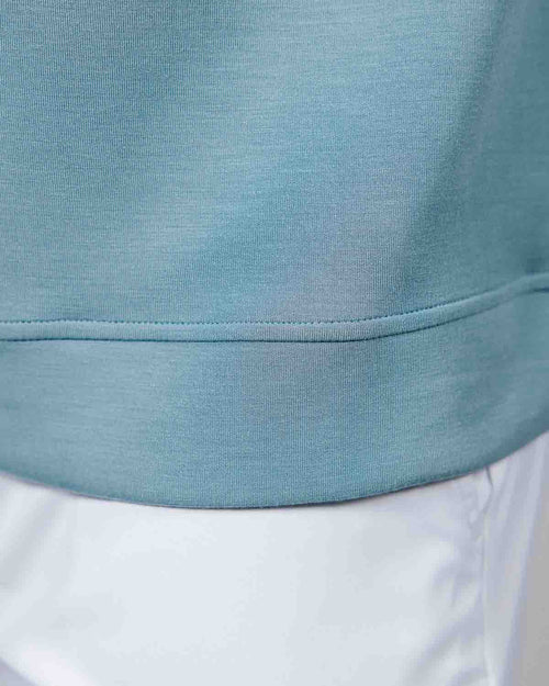 Men's Stone Blue Golf Crew Neck