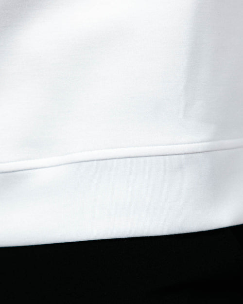 Men's White Golf Crew Neck