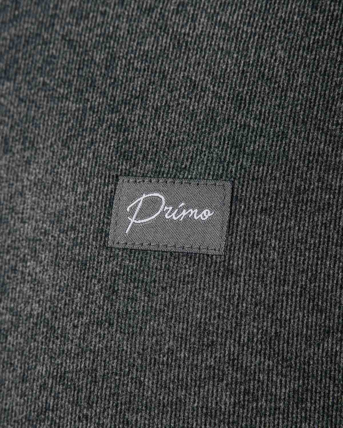 Dark Gray Brushed Rib Knit Hoodie