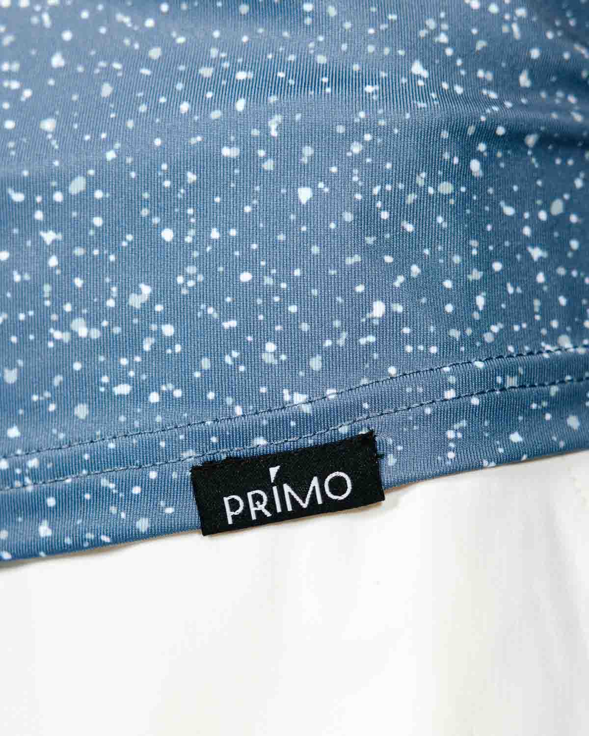 Women's Dusty Blue Speckled Polo
