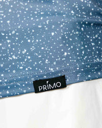 Women's Dusty Blue Speckled Polo