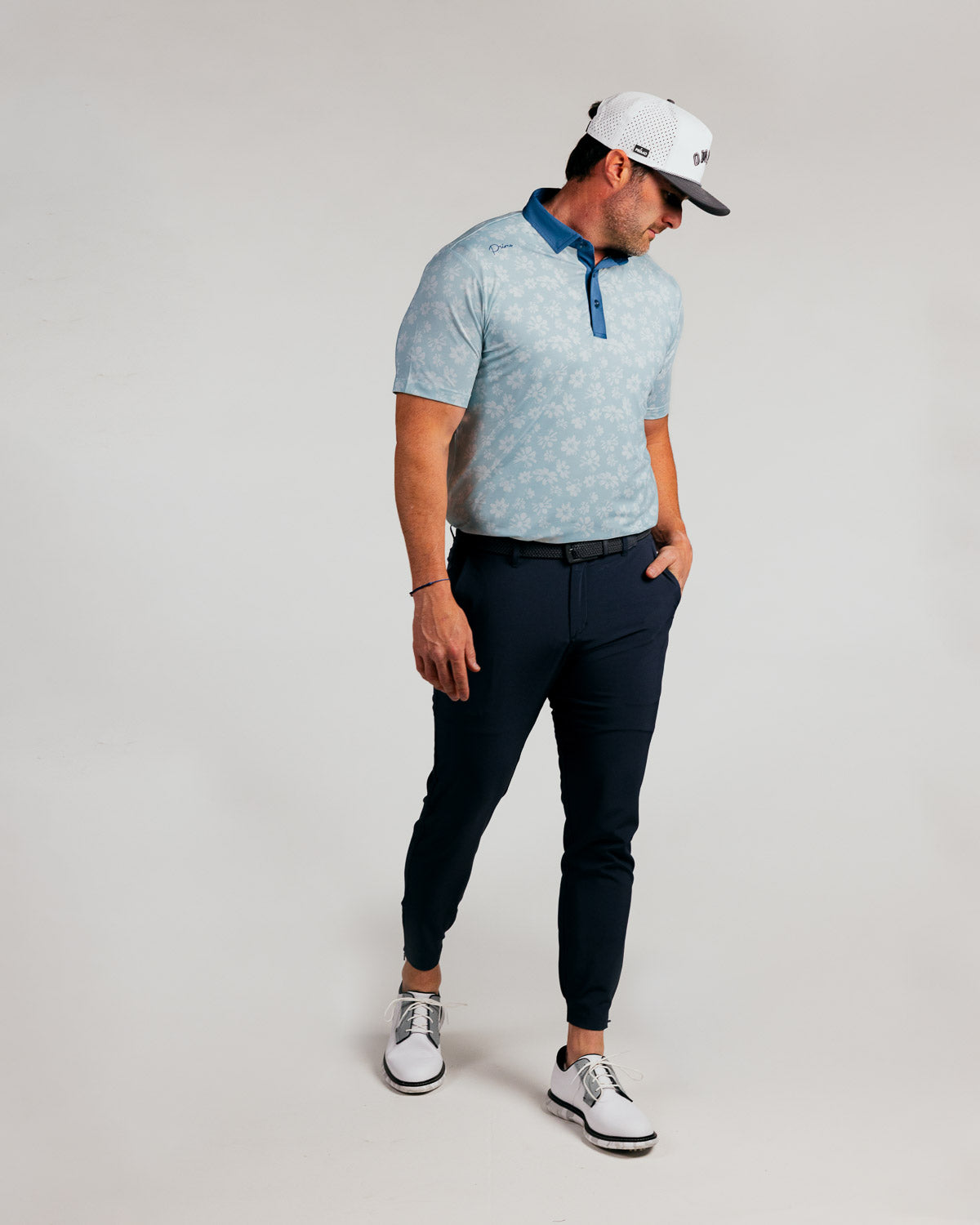 Frosted Floral Classic Polo
