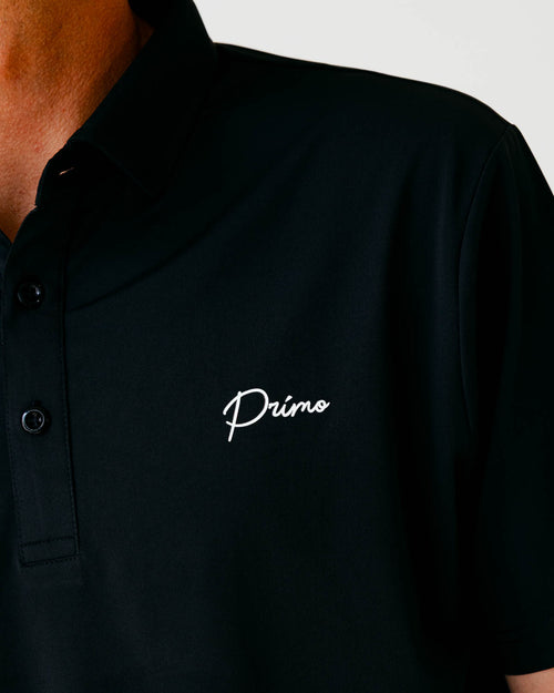 Grant Horvat Essentials Black Classic Polo