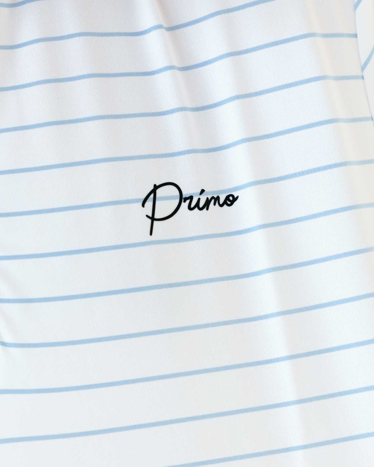 Grant Horvat Essentials Light Blue Stripes Classic Polo
