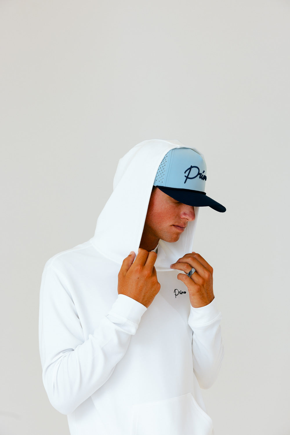 Grant Horvat Essentials White Cloud Hoodie
