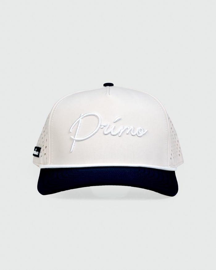 Grant Horvat Cursive Hat - Navy&Cream