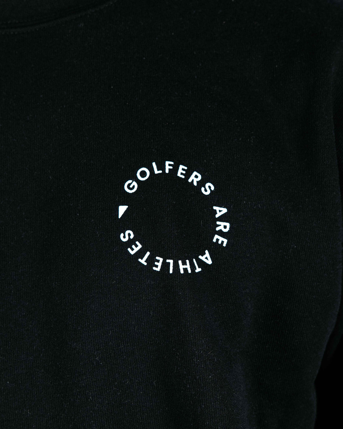 Black Golfers Are Athletes Crew Neck