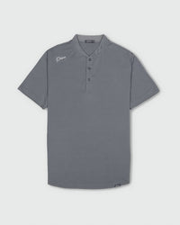 Gray Cursive Blade Polo (Si Woo Saturday Polo)