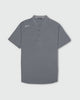 Gray Cursive Blade Polo