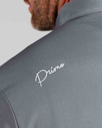 Gray Cursive Classic Polo