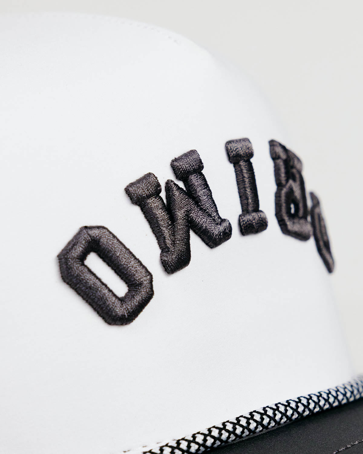 White | Gray Upside Down Hat