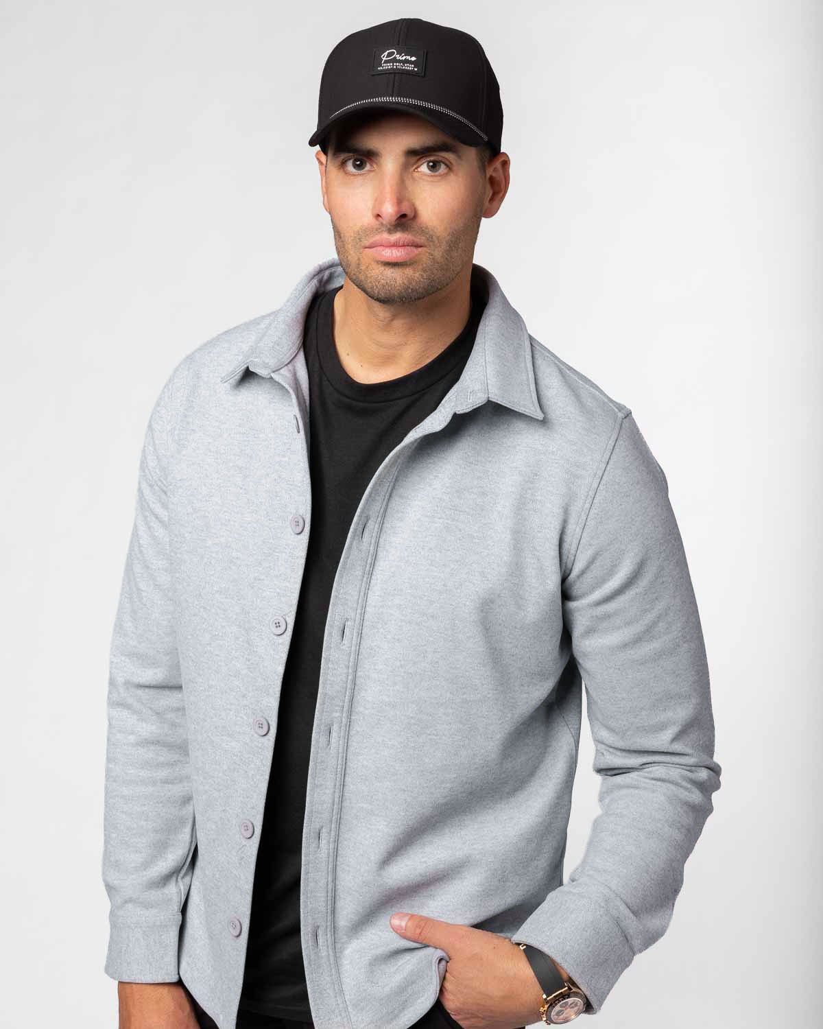 Light Gray Button Up Shirt