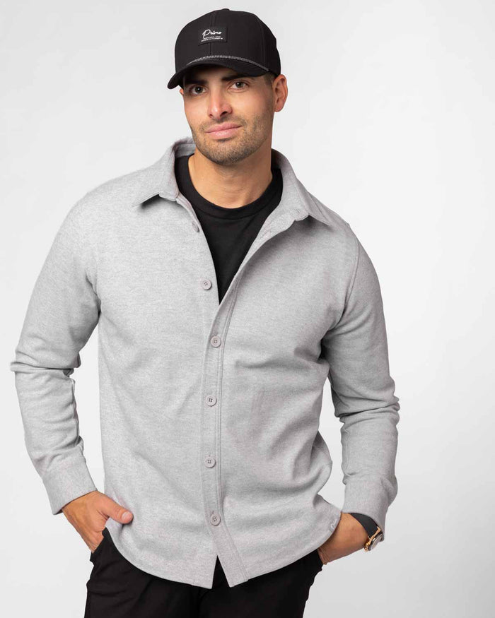 Light Gray Button Up Shirt