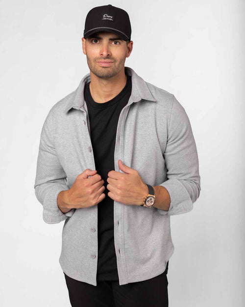 Light Gray Button Up Shirt