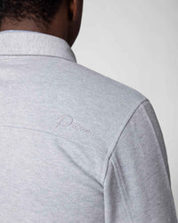 Light Gray Lined Button Up Shirt
