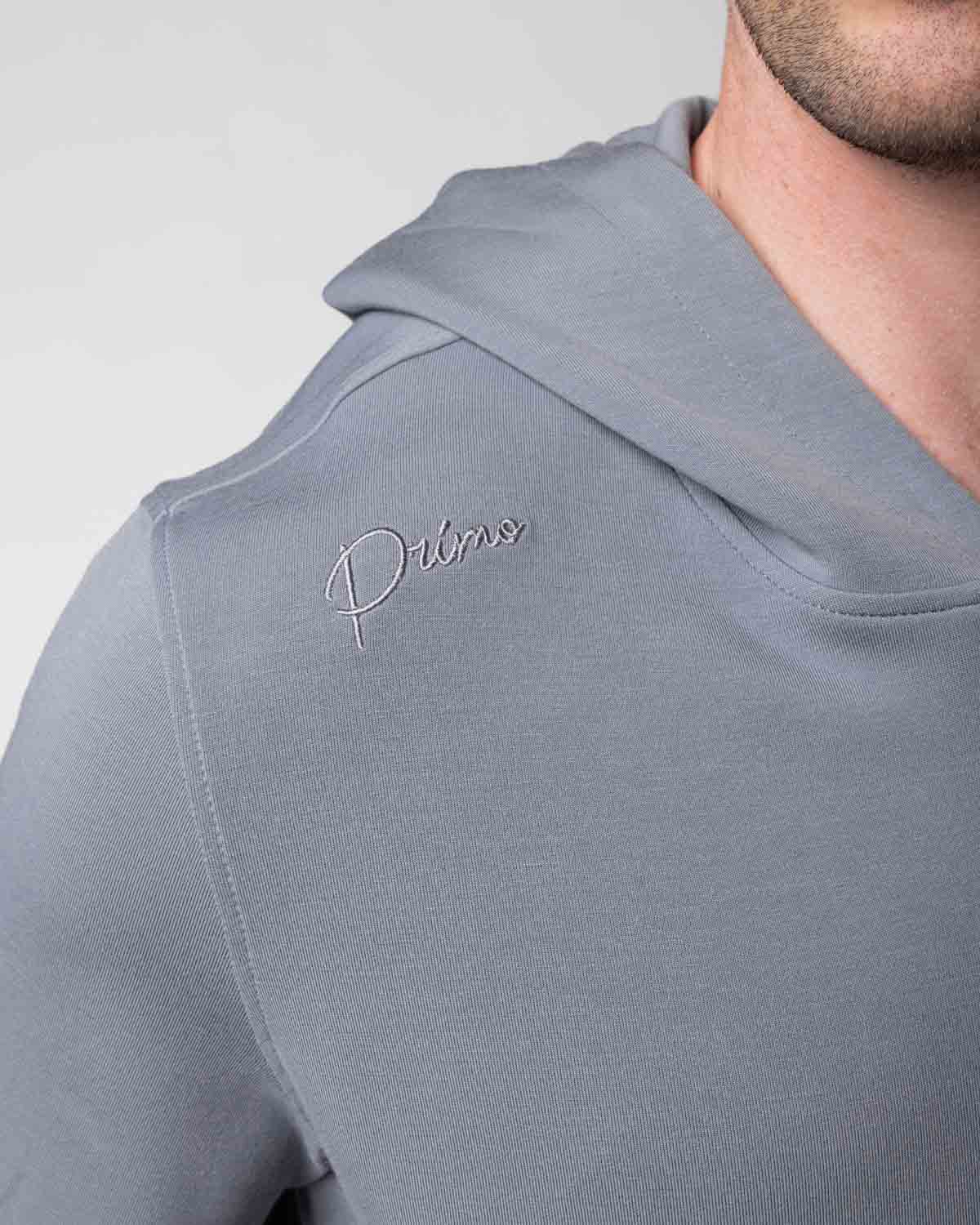 Light Gray CoreSoft Hooded Tee