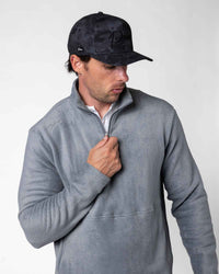 Light Gray Polar Fleece Q Zip