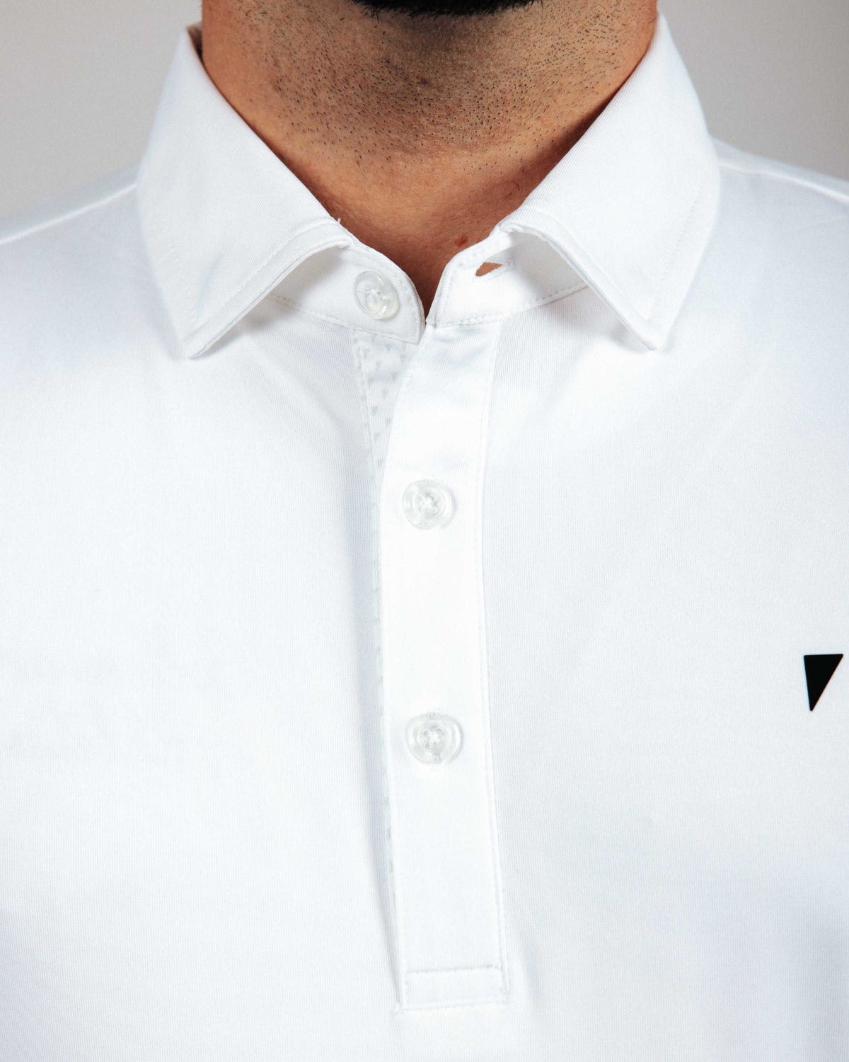 White Long Sleeve Classic Polo