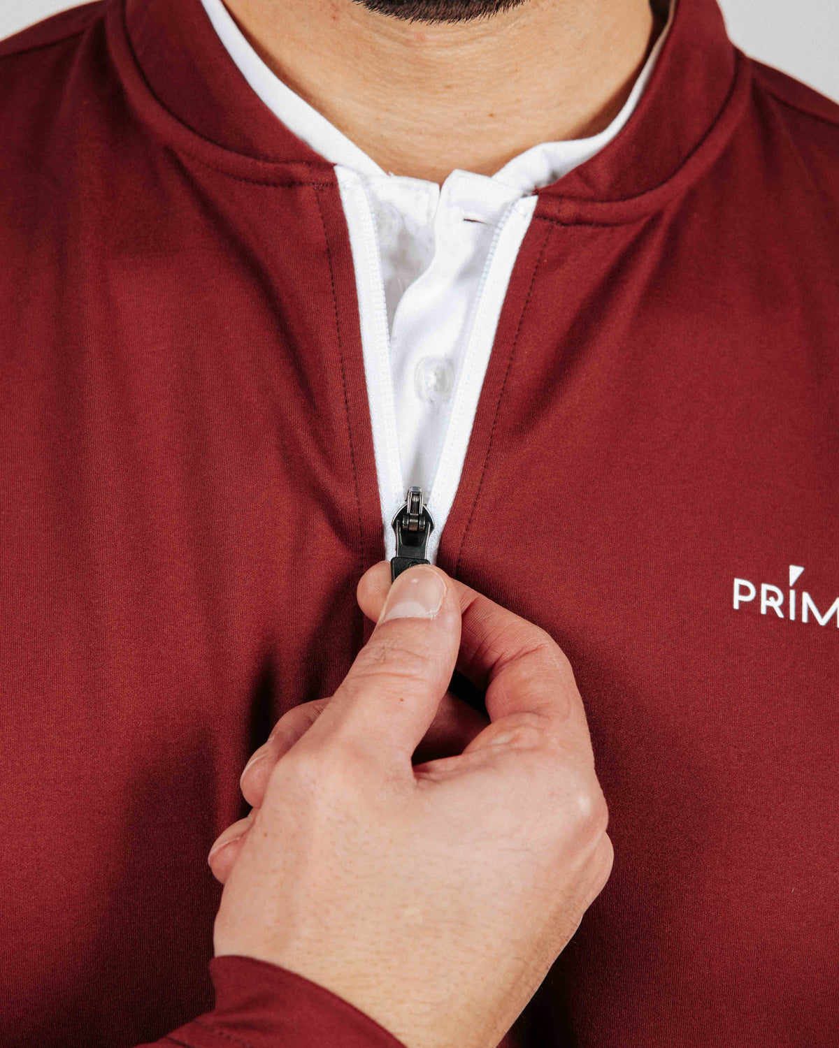 Maroon Blade Quarter Zip