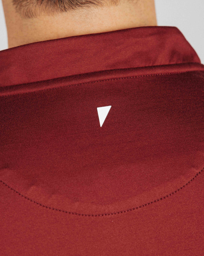 Maroon Blade Quarter Zip