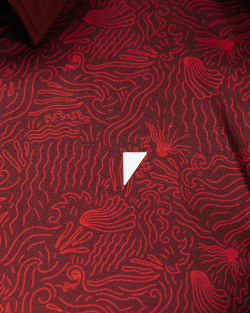 Maroon Ocean Spray Classic Polo